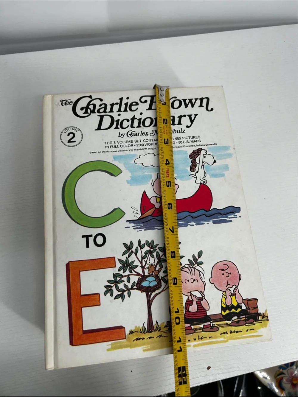 Vintage Charlie Brown Complete 8 Set 1st print 1973,  Alphabet, dictionary